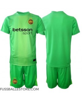 Günstige Inter Milan Torwart 3rd trikot Kinder 2025-26 Kurzarm (+ Kurze Hosen)